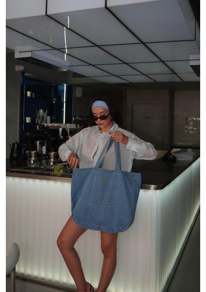 Renkli Kadın Denim Çanta, Şık ve Kullanışlı, Hafif ve Dayanıklı Tasarım fırsatları