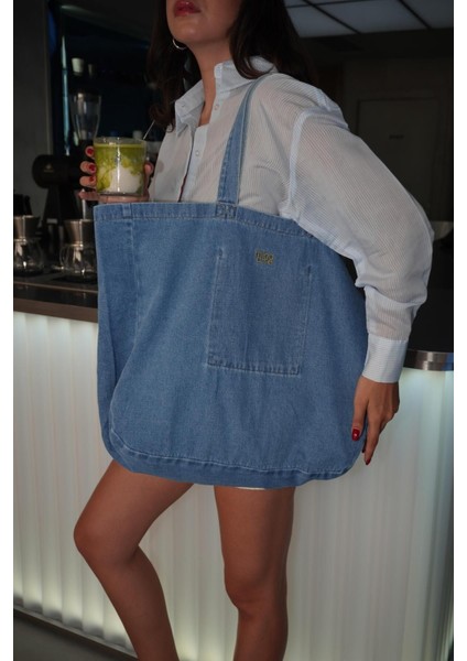 Renkli Kadın Denim Çanta, Şık ve Kullanışlı, Hafif ve Dayanıklı Tasarım