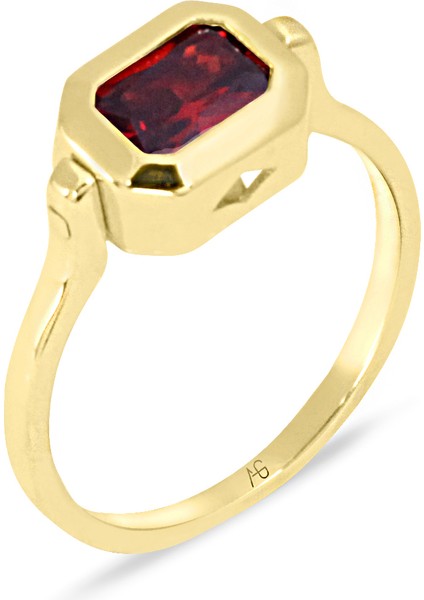Altın Garnet Baget Taşlı (YZK0124)