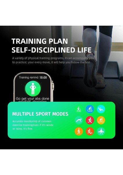 Hw8 Ultra Çift Kordon 49MM - Siri Nfc Bluetooth Arama Konuşma - Ios & Android Uyumlu Akıllı Saat modelleri