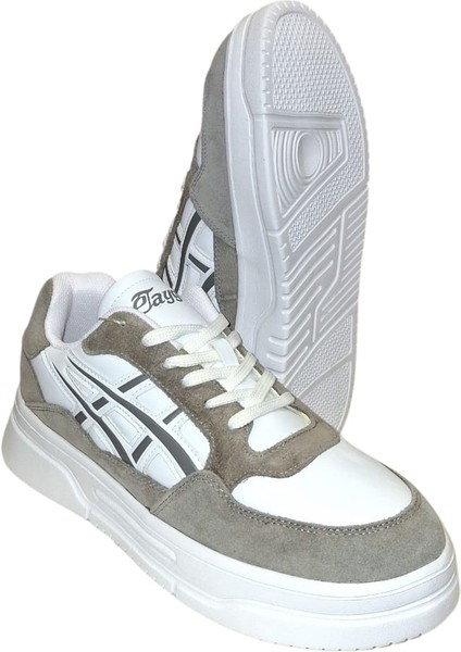 E-3129 Gri Beyaz Sneaker