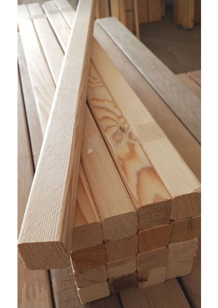 3,5cm X 3,5cm Silinmiş Kereste 100 CM - 2 adet