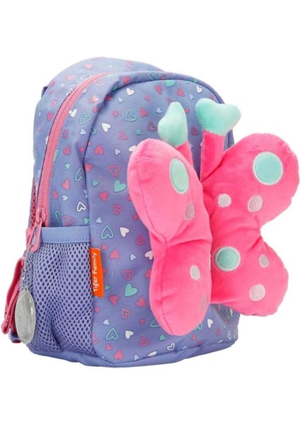 Eğitici Oyuncak Peluş Kelebekli Mor Anaokulu Çantası modelleri