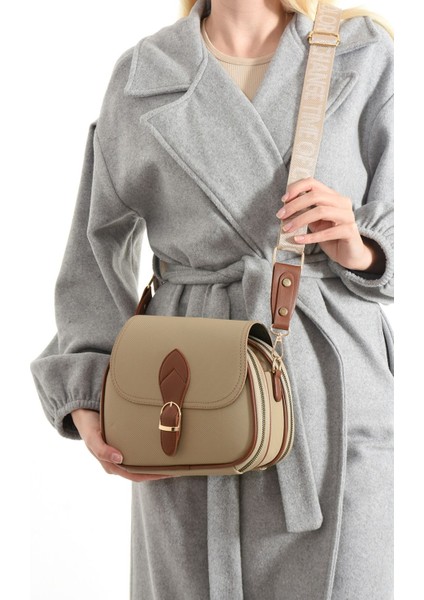 Vizon 3 Bölmeli Kadın Çanta, Kolon Askılı ve El Çantası, Şık ve Kullanışlı modelleri