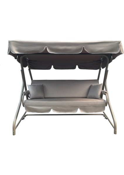 3 Kişilik Bahçe Balkon Teras Salıncağı Antrasit