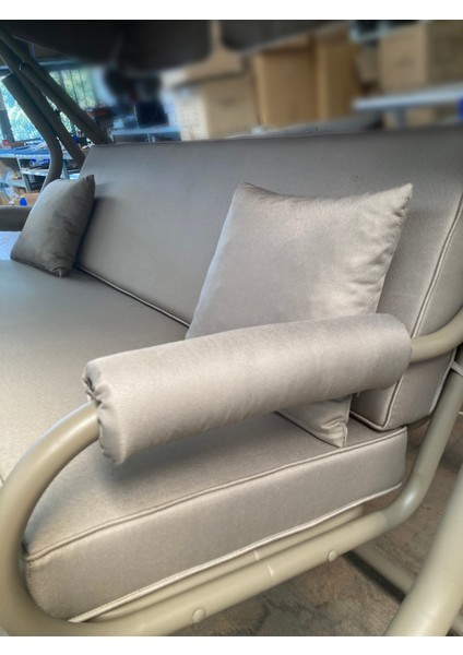 3 Kişilik Bahçe Balkon Teras Salıncağı Antrasit modelleri