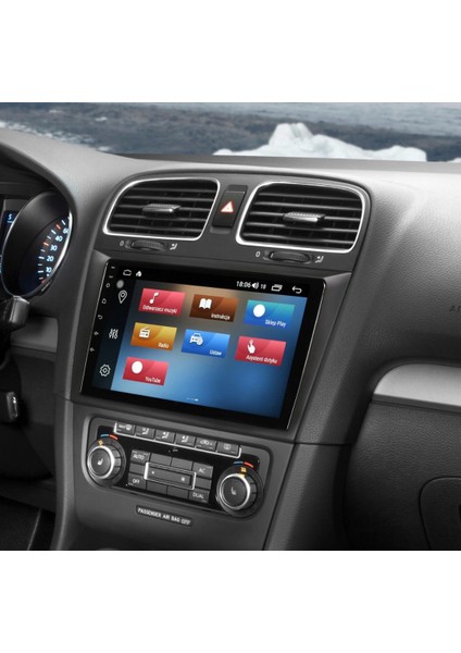 Volkswagen Golf 6 2k Görüntü Kalitesi Android 15 Multimedya Sistemi 8+256 Myway (2010-2012)