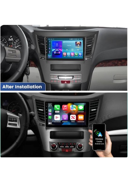 Subaru Legacy-Outback 2k Görüntü Kalitesi Android 15 Multimedya Sistemi 8+256 Myway (2010-2014)