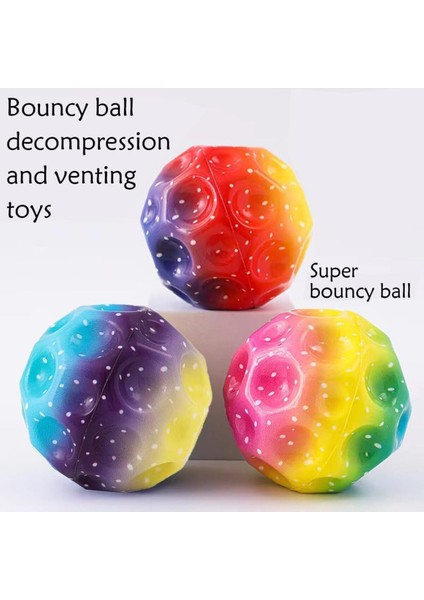 Çok Renkli Kauçuk Sıçrama Topu, Yüksek Zıplama Eğlencesi fiyatları