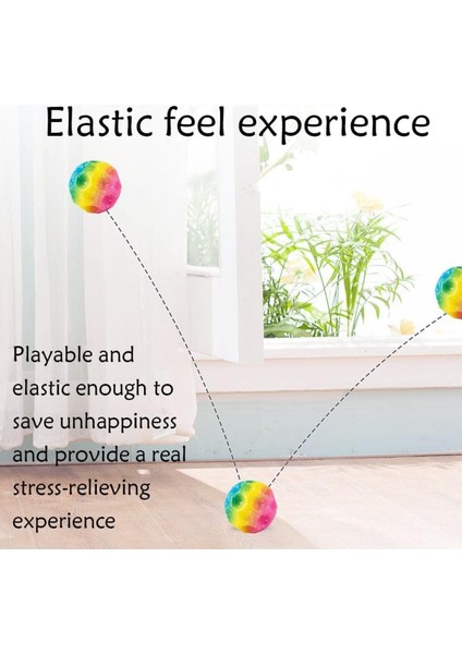 Çok Renkli Kauçuk Sıçrama Topu, Yüksek Zıplama Eğlencesi indirimleri