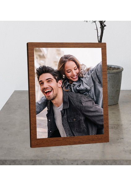 Kişiye Özel Masaüstü Fotoğraflı Ahşap Mdf Resimli Çerçeve