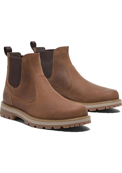 Tımberland Britton Road Mid Chelsea Boot Erkek Günlük Bot TB0A6A4WEM61 Kahverengi modelleri