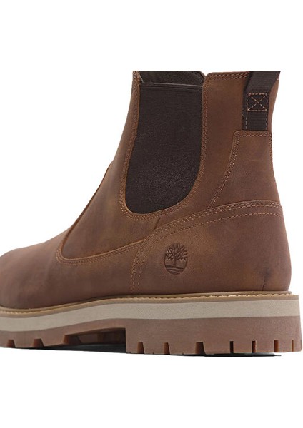 Tımberland Britton Road Mid Chelsea Boot Erkek Günlük Bot TB0A6A4WEM61 Kahverengi