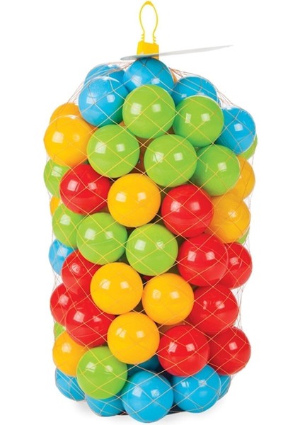 Renkli 6cm Havuz Topları, 50 Adet Şişme Oyun Seti