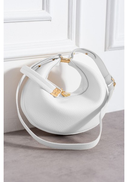Yumuşak Dokulu Çok Amaçlı Kadın Çantası, Beyaz, El, Omuz ve Kol Kullanımı modelleri