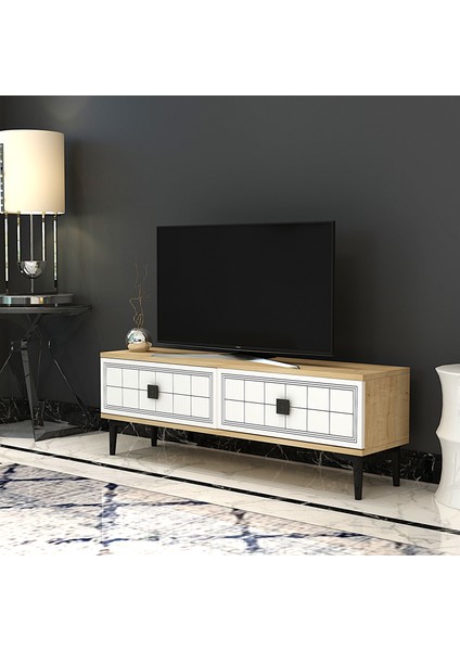 TSA1201DB - Yuka Tv Stand 120CM Safirmeşe-Beyaz fiyatları