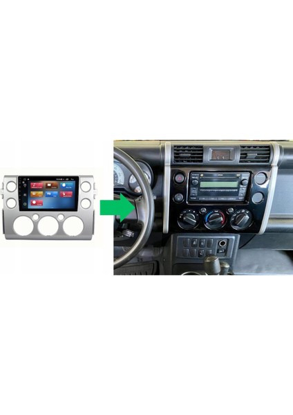 Toyota Fj Cruiser 2k Görüntü Kalitesi Android 15 Multimedya Sistemi 8+256 Myway (2007-2008)