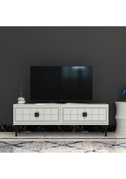 TSA1201B - Yuka Tv Stand 120CM Beyaz