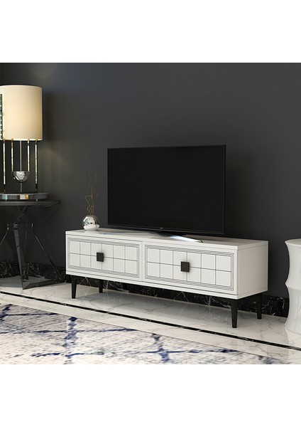 TSA1201B - Yuka Tv Stand 120CM Beyaz fiyatları