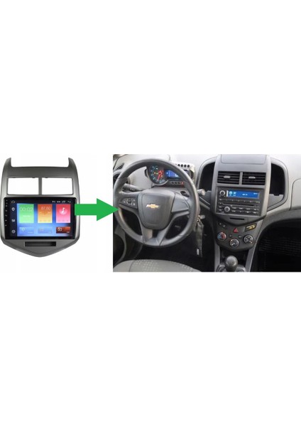 Chevrolet Aveo 2k Görüntü Kalitesi Android 15 Multimedya Sistemi 8+256 Myway (2012-2014)