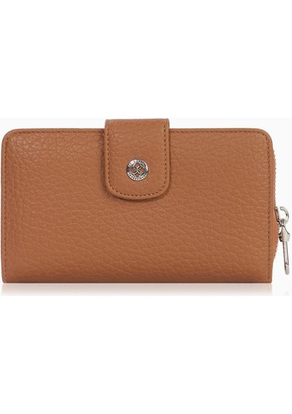 Orta Boy Kadın Cüzdan/portföy – 65298M - Taba/hardal