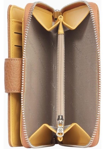 Orta Boy Kadın Cüzdan/portföy – 65298M - Taba/hardal fiyatları