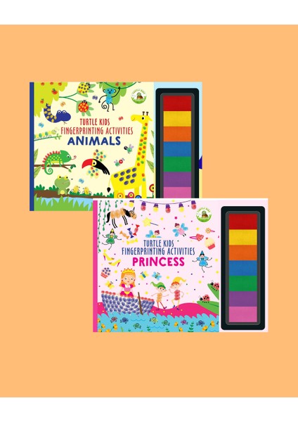 Fingerprint Activities Serisi 2'li (Animals-Princess)