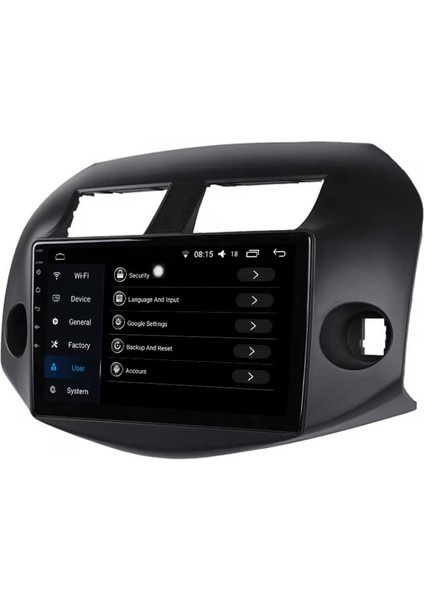 Toyota Rav 4 2k Görüntü Kalitesi Android 15 Multimedya Sistemi 8+256 Myway (2006-2012) modelleri