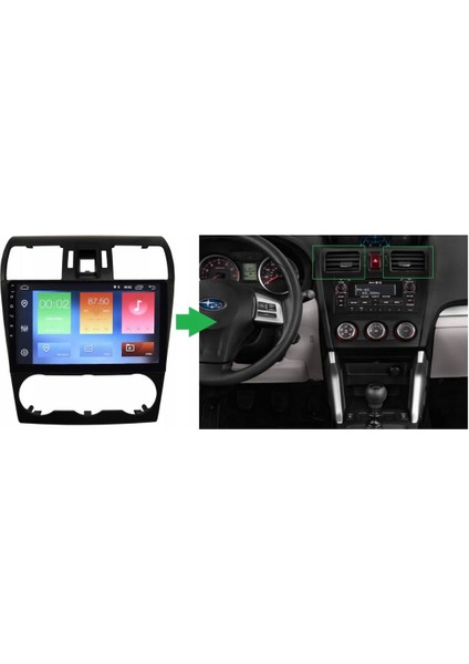 Subaru Forester 2k Görüntü Kalitesi Android 15 Multimedya Sistemi 8+256 Myway (2015-2018)