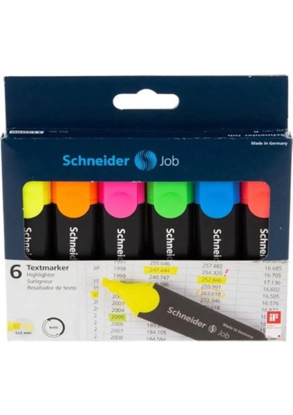 Schneider Fosforlu Kalem 6 Lı