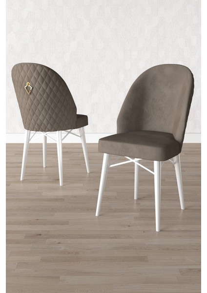 ​​​​​​​calvin Beyaz Mermer Desen 80X132 Açılabilir Mdf Masa Yemek Odası Takımı, Mutfak Takımı 6 Adet Sandalye fırsatları