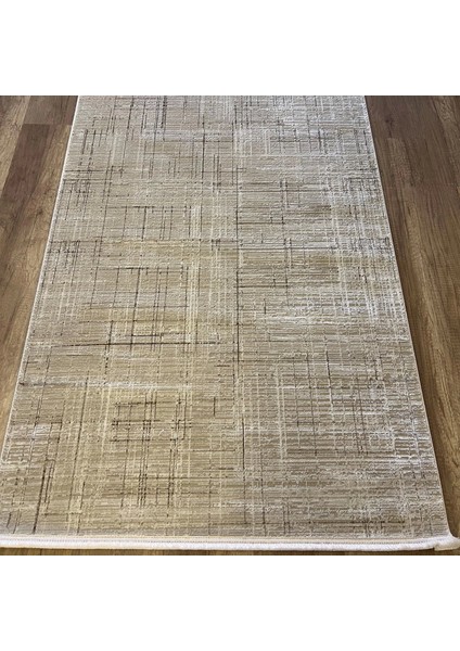 Zen 1086 Bej Mikrofiber Antibakteriyel Modern Halı fırsatları