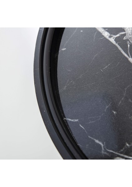 Ahşap Yuvarlak 3'lü Zigon Sehpa Siyah Içi Siyah Mermer Polen Lüx Ayaklı C10 fırsatları