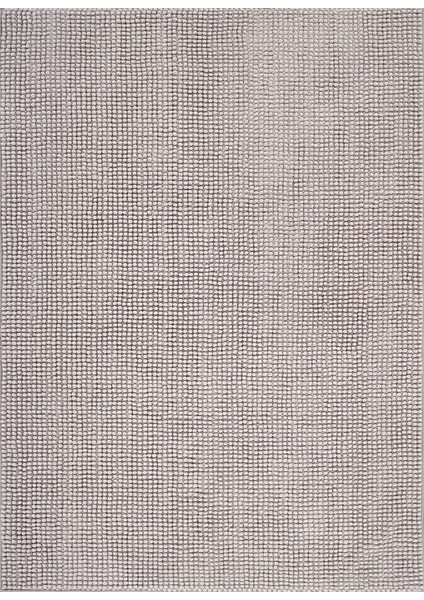 Halı Lava 1544 Gri Yumoş Dokulu Ponpon Dokuma Kaydırmaz Tabanlı Fantastik Halı