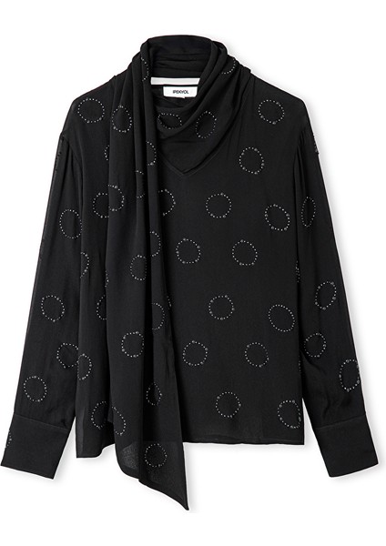 Hotfix Baskısı Şifon Bluz IW6250006051001 indirimleri