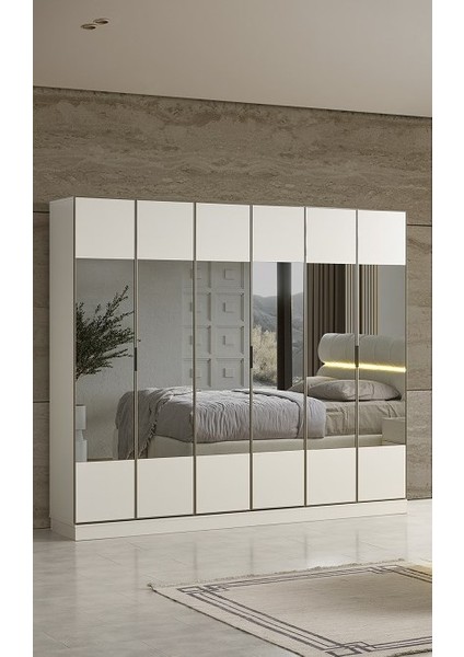 Briza Mdf 6 Kapaklı Dolap