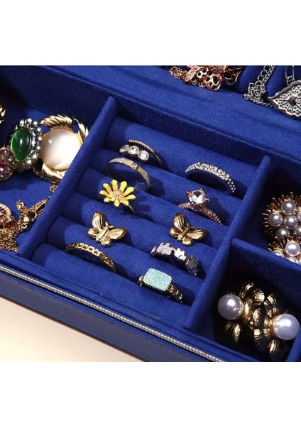 Mavi Çok Amaçlı Seyahat ve Takı Organizeri, Düzenleyici ve Kutusu fırsatları