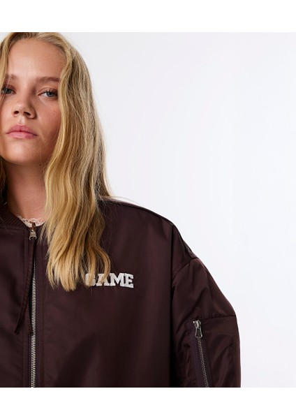 Sloganlı Bomber Mont TW6250012050035 modelleri