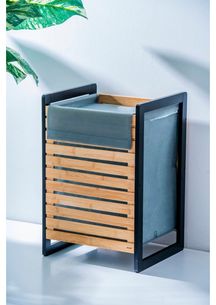 Vika Bambu Çamaşır Sepeti