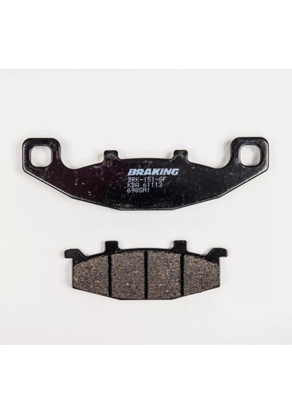 698SM1 1991-2007 Kawasaki Kle 500 Uyumlu Ön Fren Balatası Yarı Metalik Balata