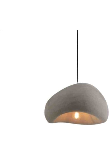 LUNO Beton Görünümlü Avize | 40x100cm | E 27 Duy fiyatları