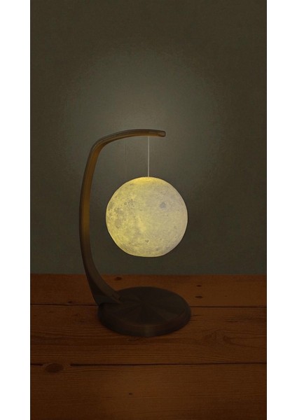 Ay Şeklinde Gece Lambası, Masaüstü Dekoratif LED Işık, Şık ve Parlak Tasarım modelleri