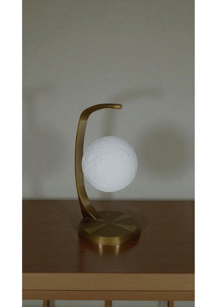 Ay Şeklinde Gece Lambası, Masaüstü Dekoratif LED Işık, Şık ve Parlak Tasarım indirimleri