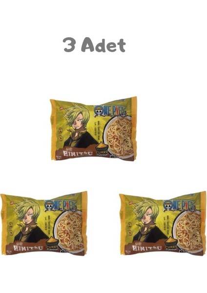 One Piece Noodle Bag Curry 75G 3 Adet