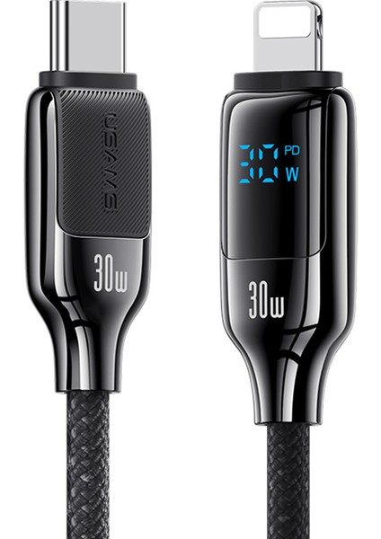 SJ741 Lightning Kablo – 30W Hızlı Şarj, Dijital Ekran, 1.2m, 480MBPS fırsatları