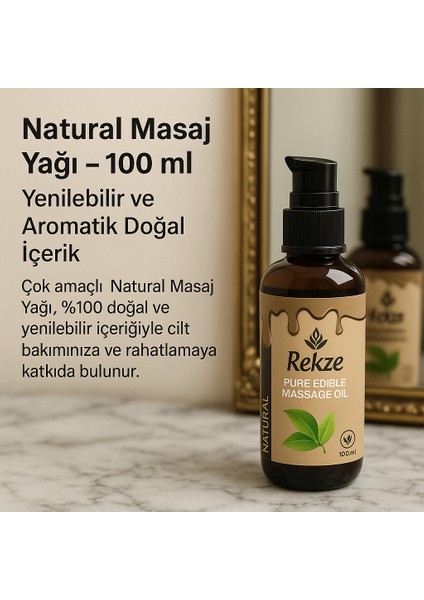 Aromasız Masaj Yağı 100 ml – Cildi Yumuşatır ve Nemlendirir modelleri