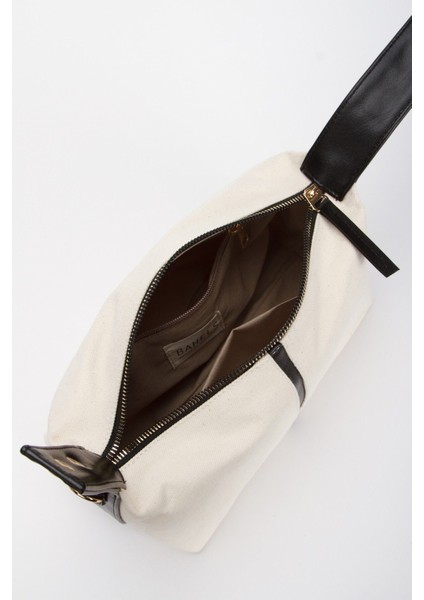 Şık Siyah Kanvas El ve Omuz Çantası, Günlük Kullanım Için Ideal Seçim modelleri