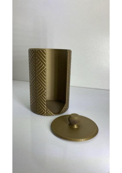 Yuvarlak Kapaklı Makyaj Pamuğu Kutusu, Banyo ve Kozmetik Düzenleyici fiyatları