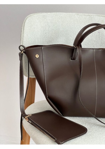 Kahverengi Kadın El ve Omuz Çantası, Şık ve Kullanışlı Tasarım fiyatları