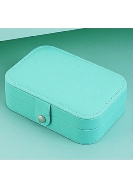 Yeşil Dikdörtgen Takı Kutusu, 3 Bölmeli, Düzenleyici, Yüzük, Küpe, Kolye, Seyahat Organizer indirimleri